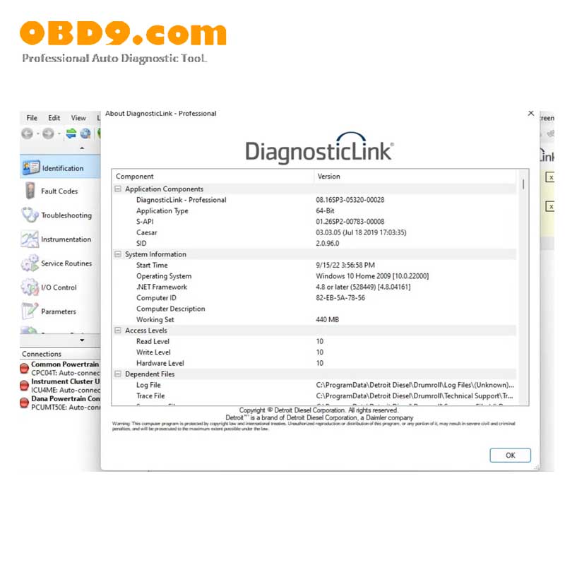 Detroit Diesel Diagnostic Link DDDL 8.17 SP1 2023