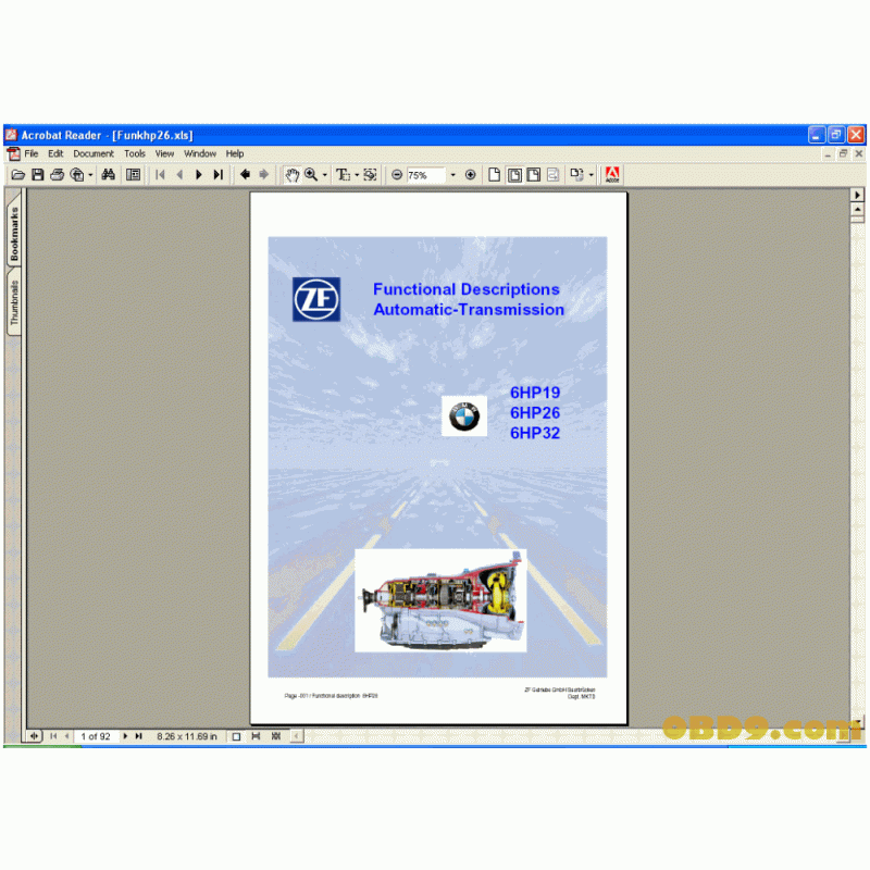 ZF 6 HP-19, 6 HP-26, 6 HP-32 Repair Manual