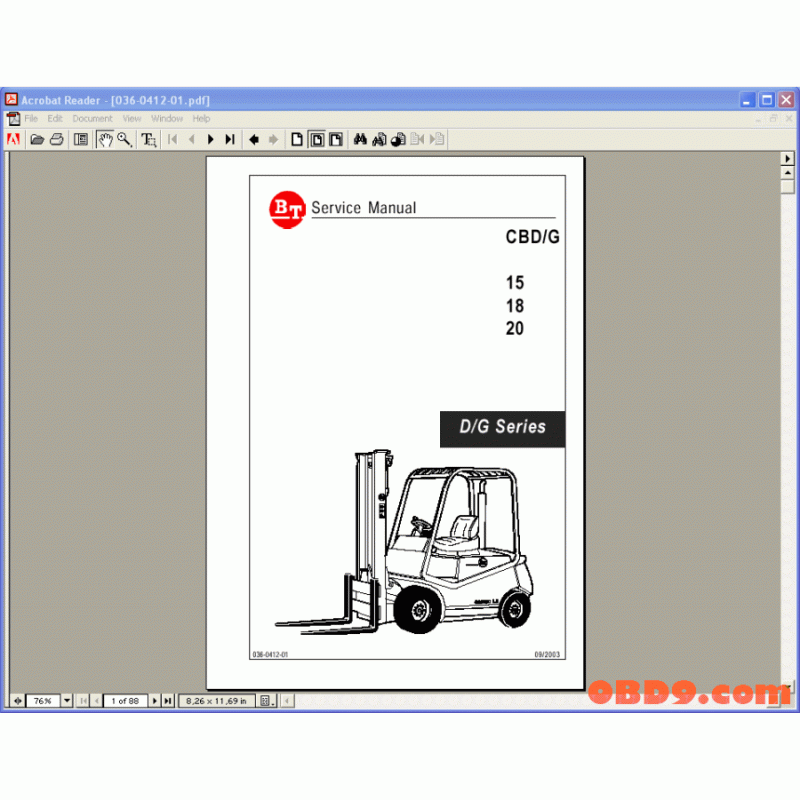 BT Service and Maintanace Manuals BT Service and Maintanace Manuals