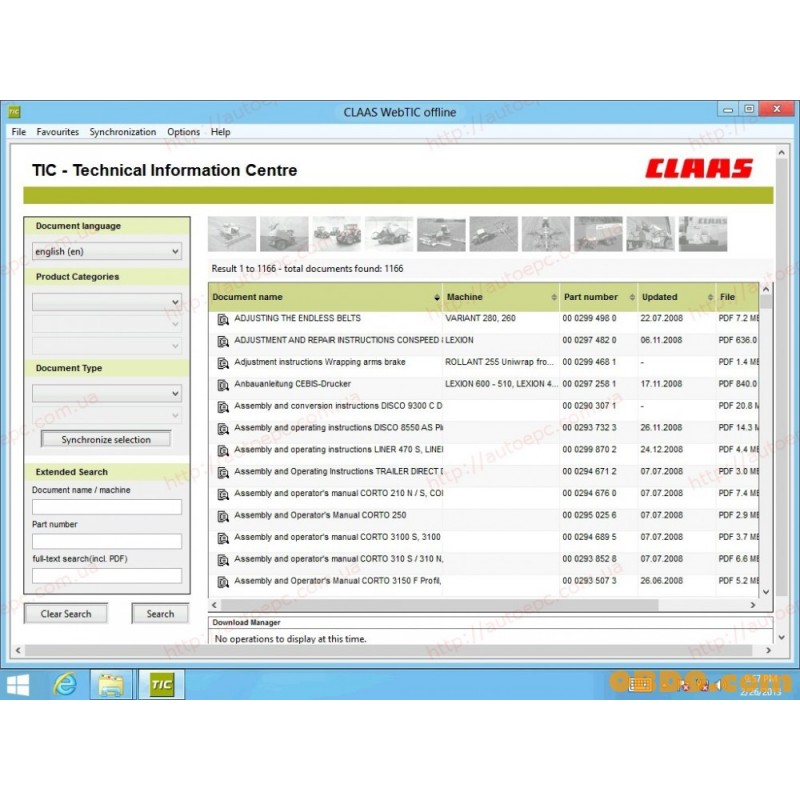 Claas WebTIC Offline