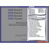 Hyundai Service Manuals 2006MY