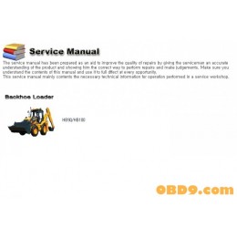 Hyundai Backhoe Loader HB90 HB100 Service Manual