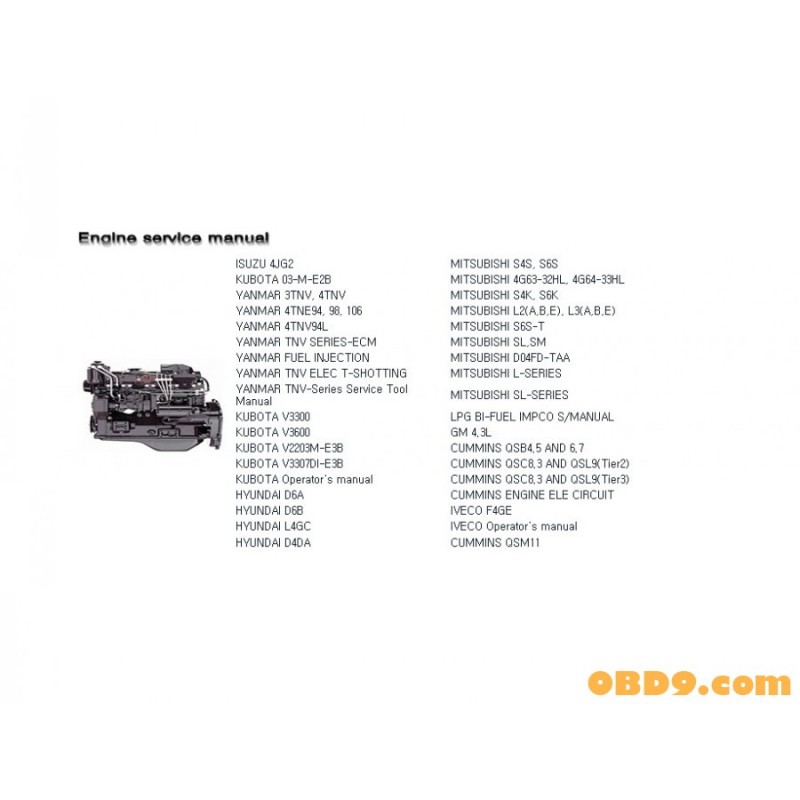 Hyundai Engines Service Manuals