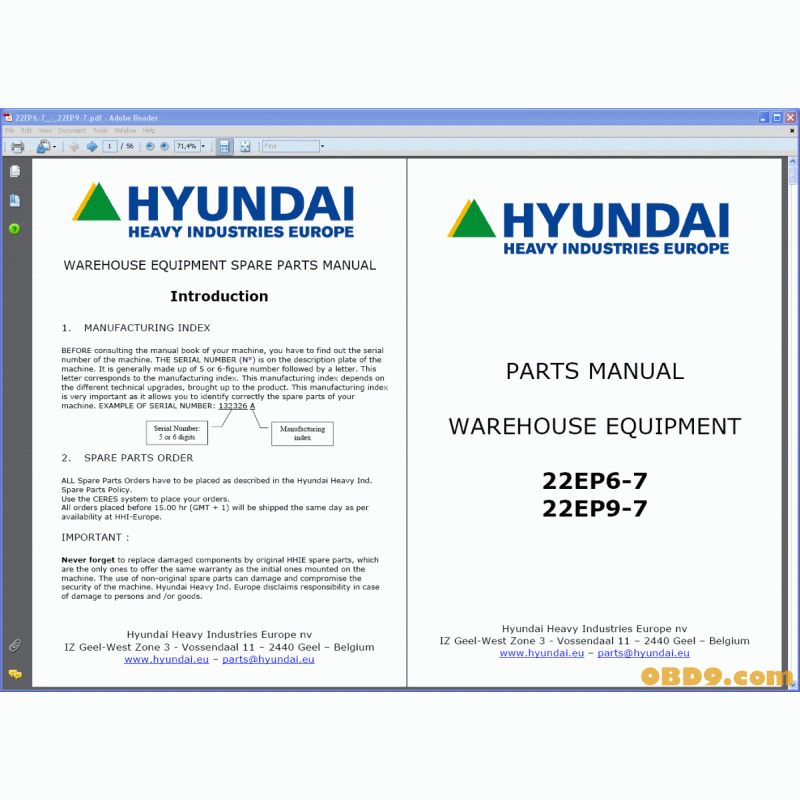 Hyundai Warehouse Equipment Hyundai Warehouse Equipment
