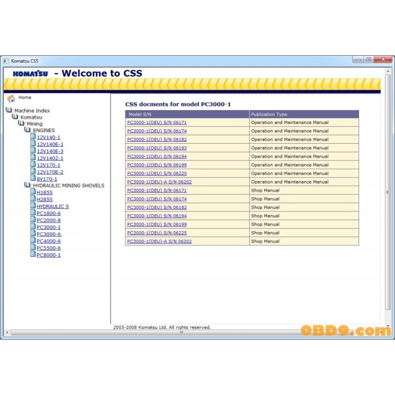 Komatsu CSS Mining Shovels