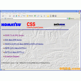 Komatsu CSS Service Crawler Dozers D-20 to D-575