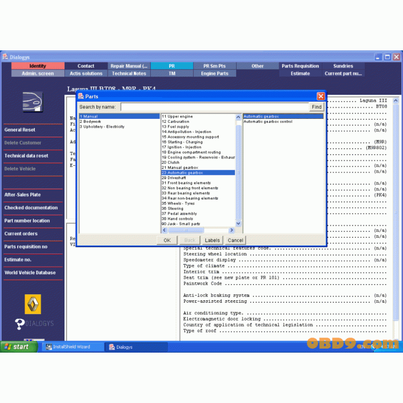 Renault PARTS & REPAIR (DE), RENAULT Car Parts
