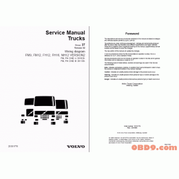 Volvo FM7 9 10 12, FH12 16, NH12 Wiring Diagrams