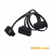 ableobd2 OBD to HUB 9Pin T Cable for ELM327 adblueOBD2 NitroOBD2 EcoOBD2 GPS Navigation Devices
