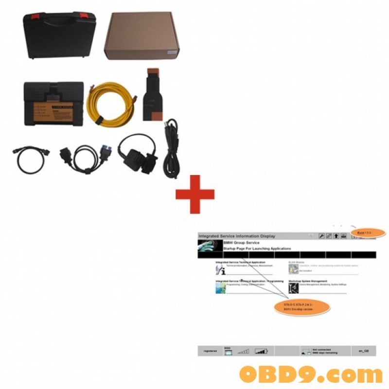 New ICOM A2+B+C Diagnostic Tool for BMW Plus 2014.11 Latest Software HDD