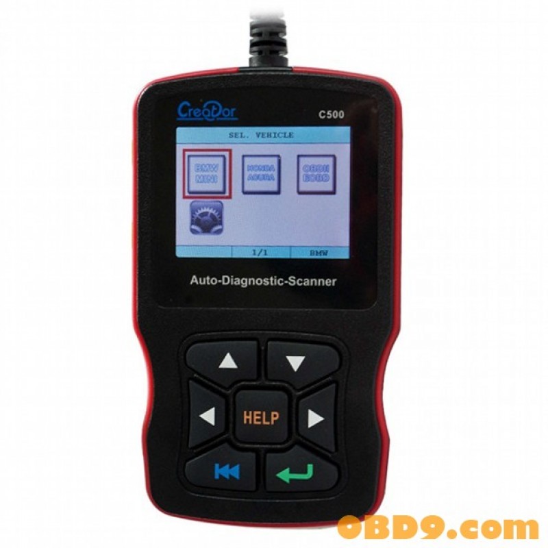 Newest Creator C500 Auto Diagnostic Scanner for OBDII EOBD BMW Honda Acura