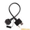 HYUNDAI KIA AUX USB Input Audio Cable for IPOD IPHONE