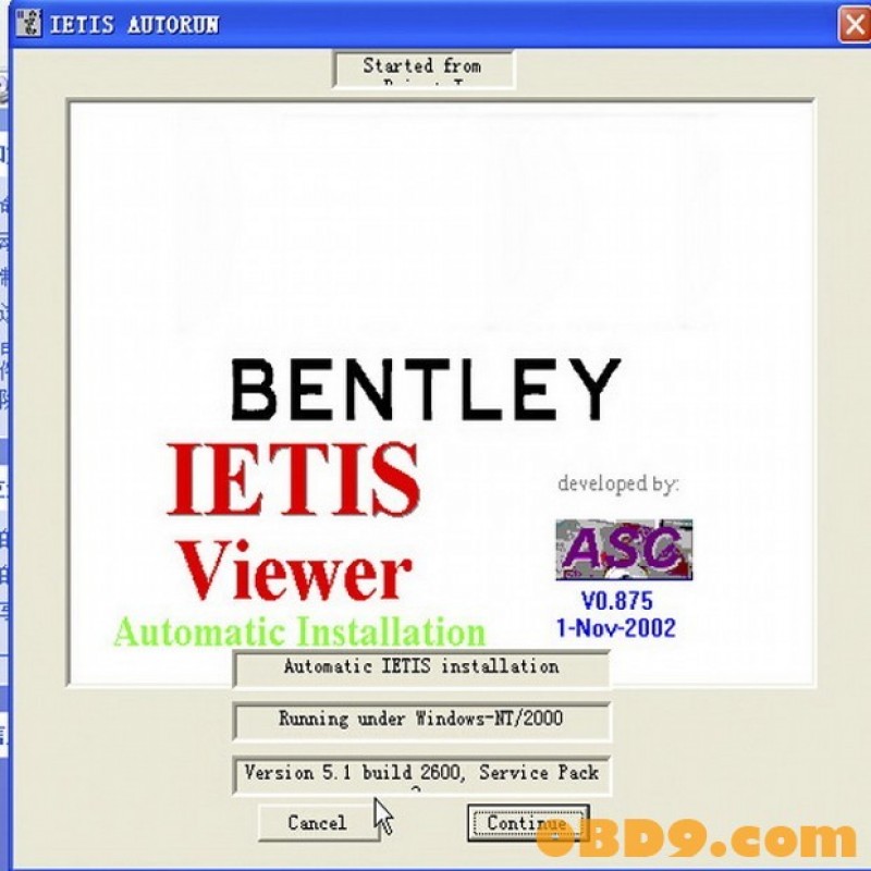 Repair Workshop Service Manual EPC ASSIST IETIS 2010 for Bentley Work on Windows XP 7