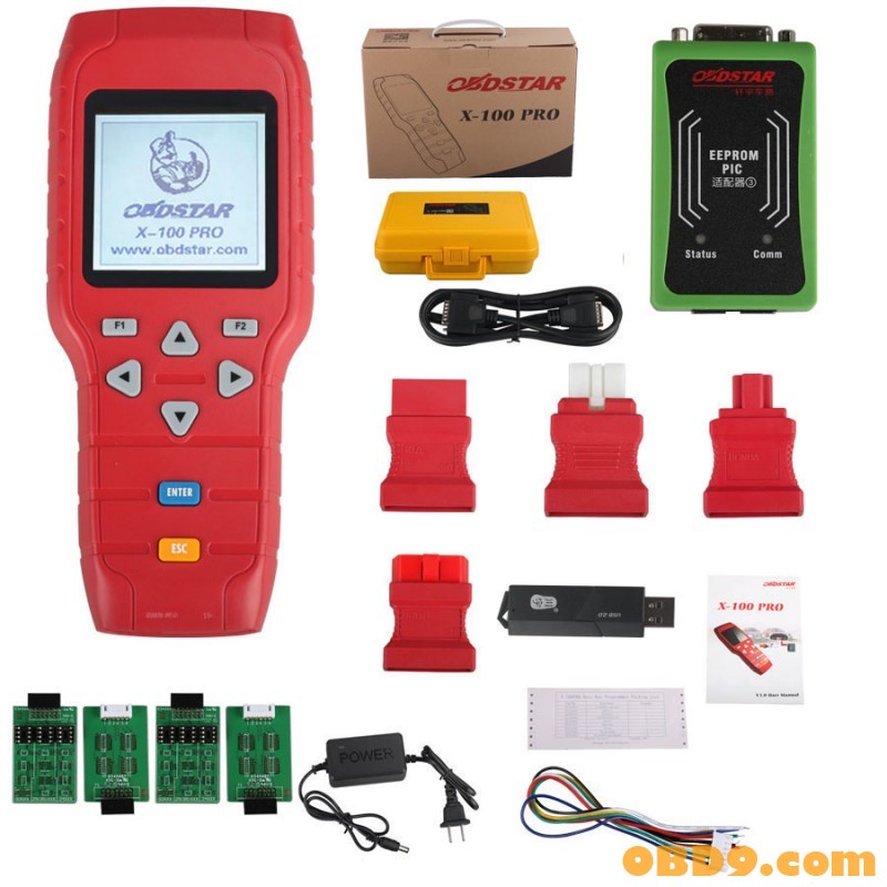 OBDSTAR X-100 PRO X100 PRO Auto Key Programmer (C+D) Type for IMMO+Odometer+OBD Software