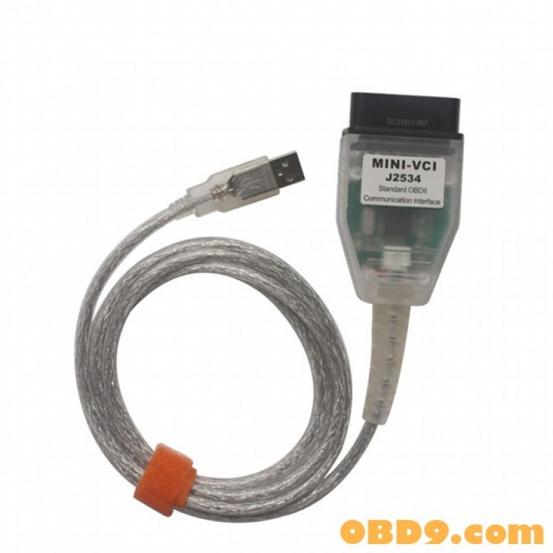 MINI VCI for TOYOTA Single Cable Support Toyota TIS OEM Diagnostic Software