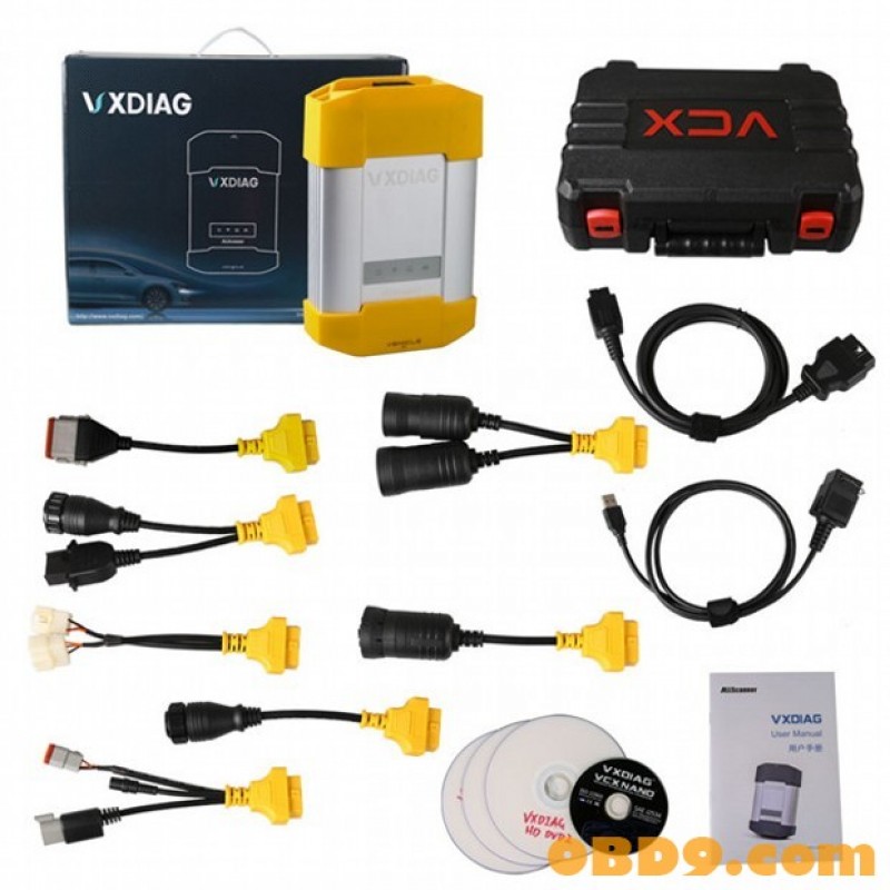 Allscanner VXDIAG VCX HD Heavy Duty Truck Diagnostic System for CAT VOLVO HINO Cummins Nissan