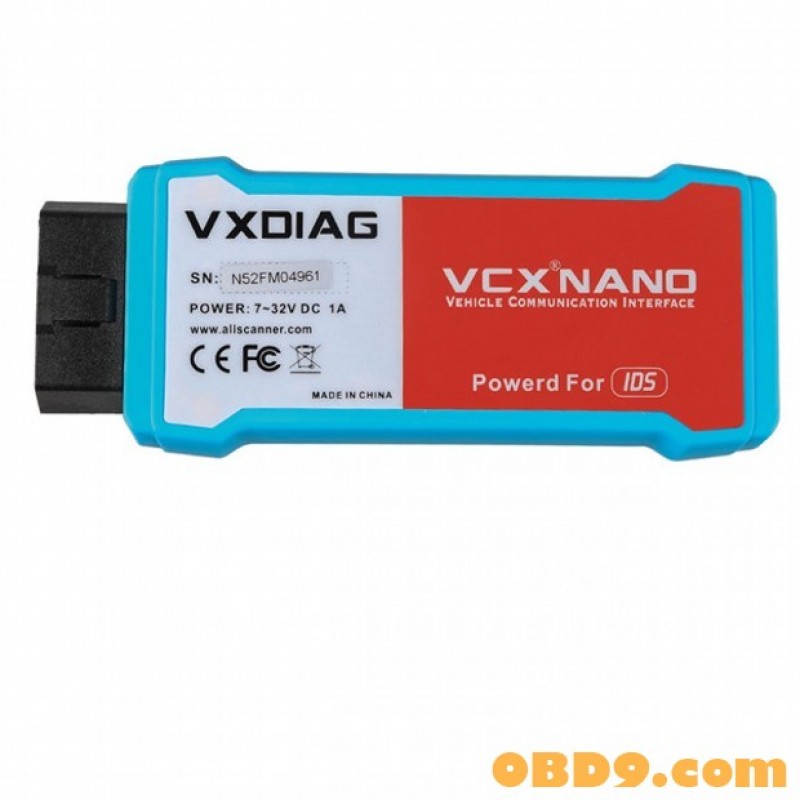 WIFI Version VXDIAG VCX NANO for Ford IDS V101 Mazda IDS V103
